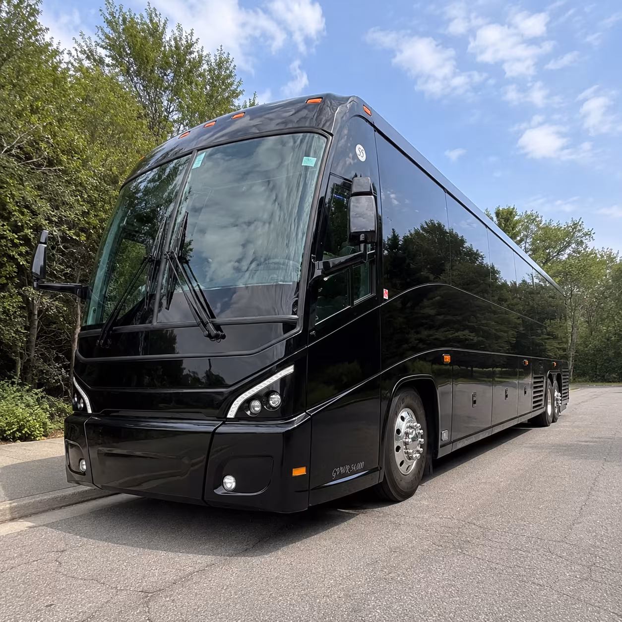 56 passenger charter bus