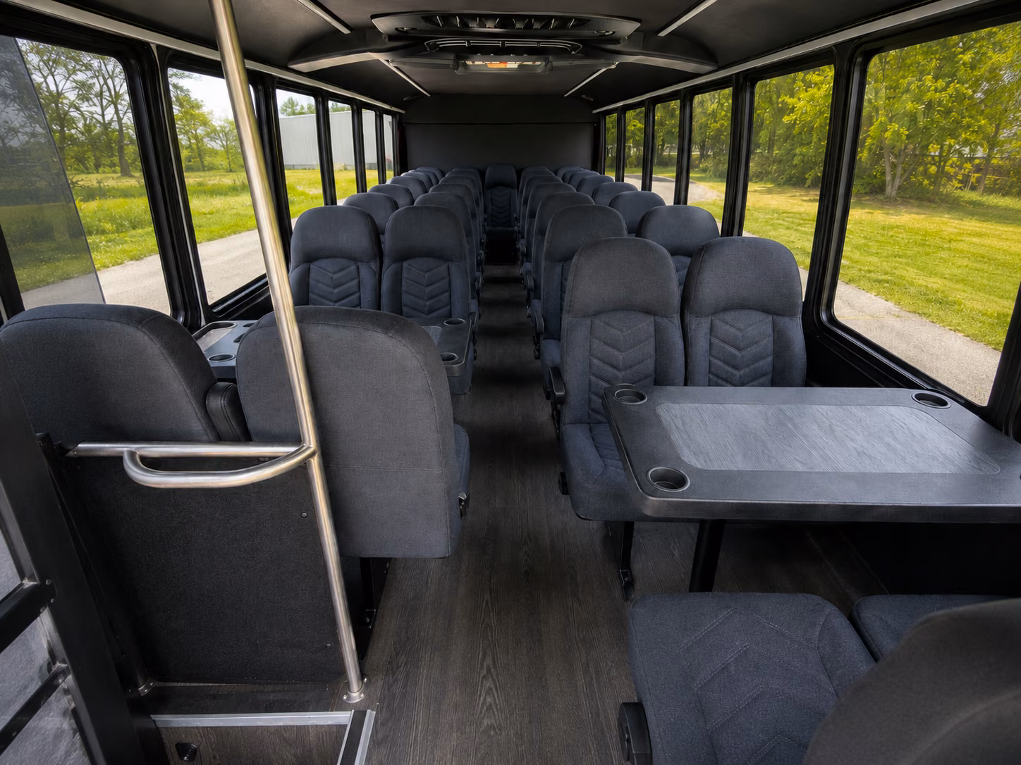 charter buses for large wedding receptions in the irvington and newark area
