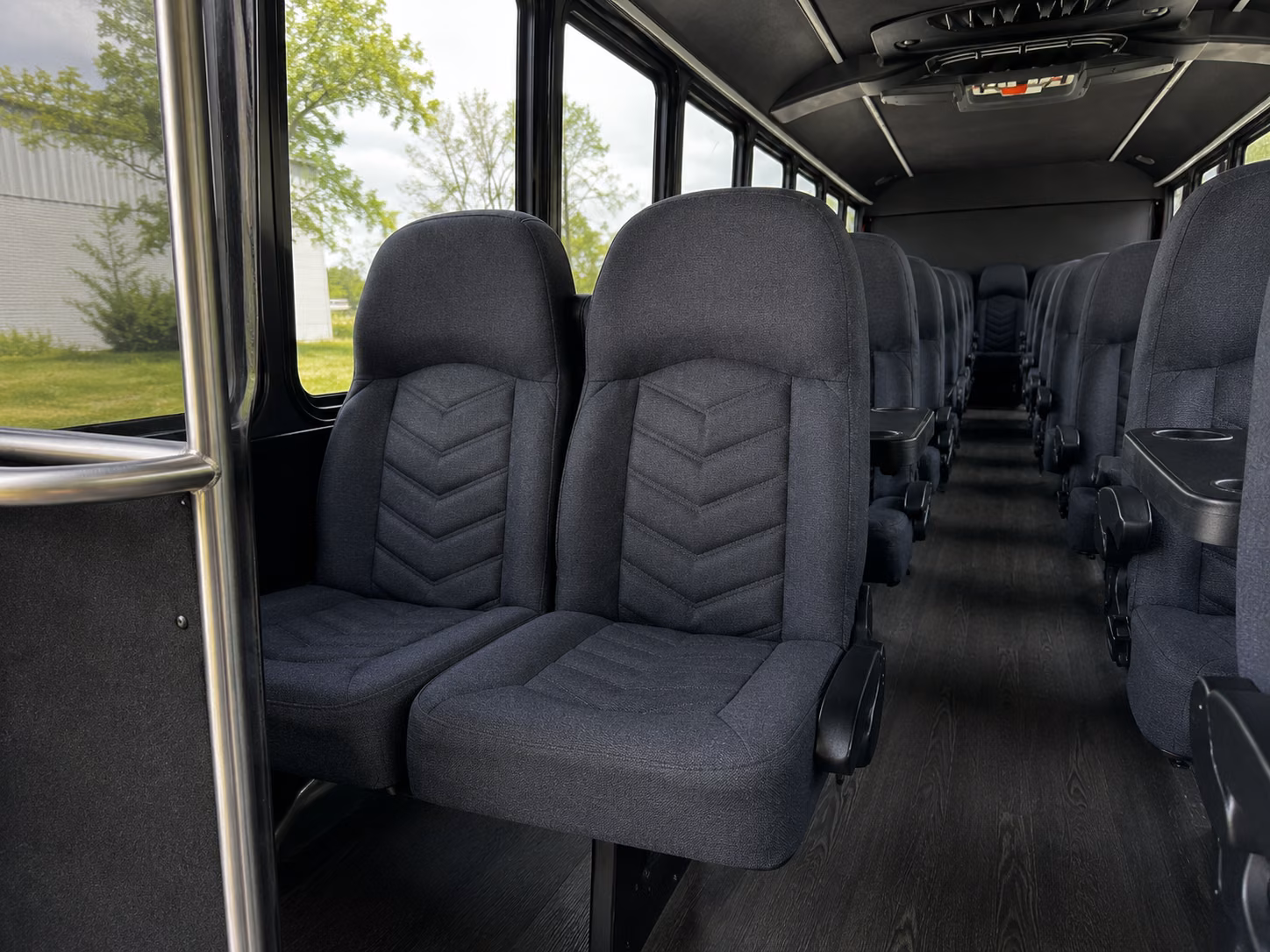 irvington 15 passenger minibus interior