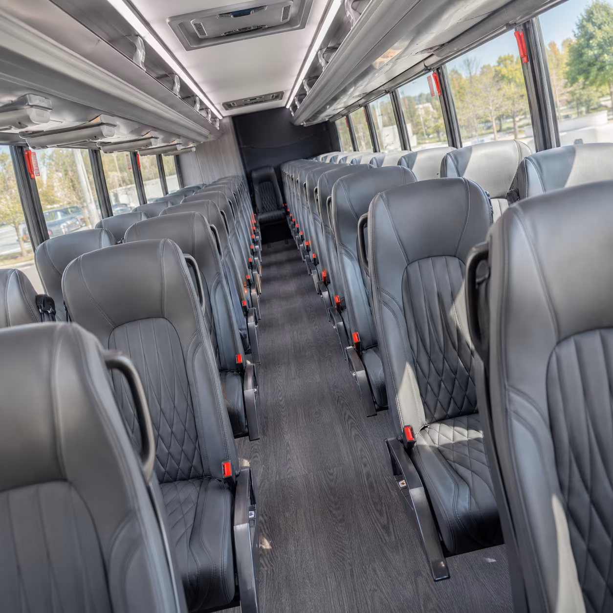 irvington 28 passenger minibus inside