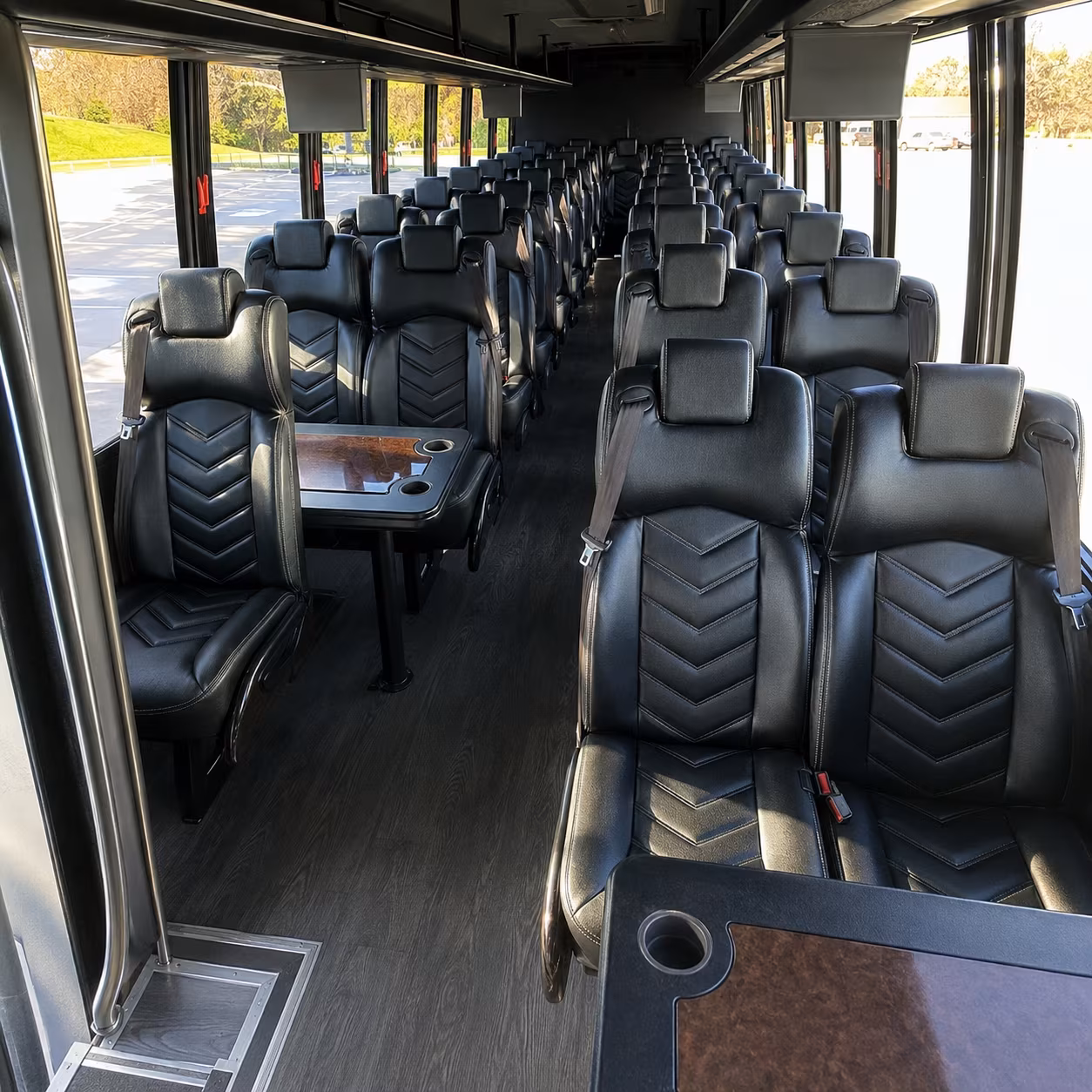 irvington 30 passenger minibus inside