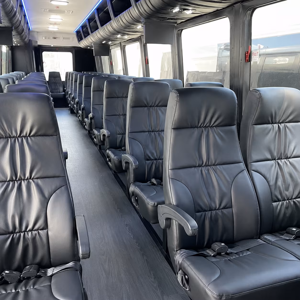 irvington 30 passenger minibus interior