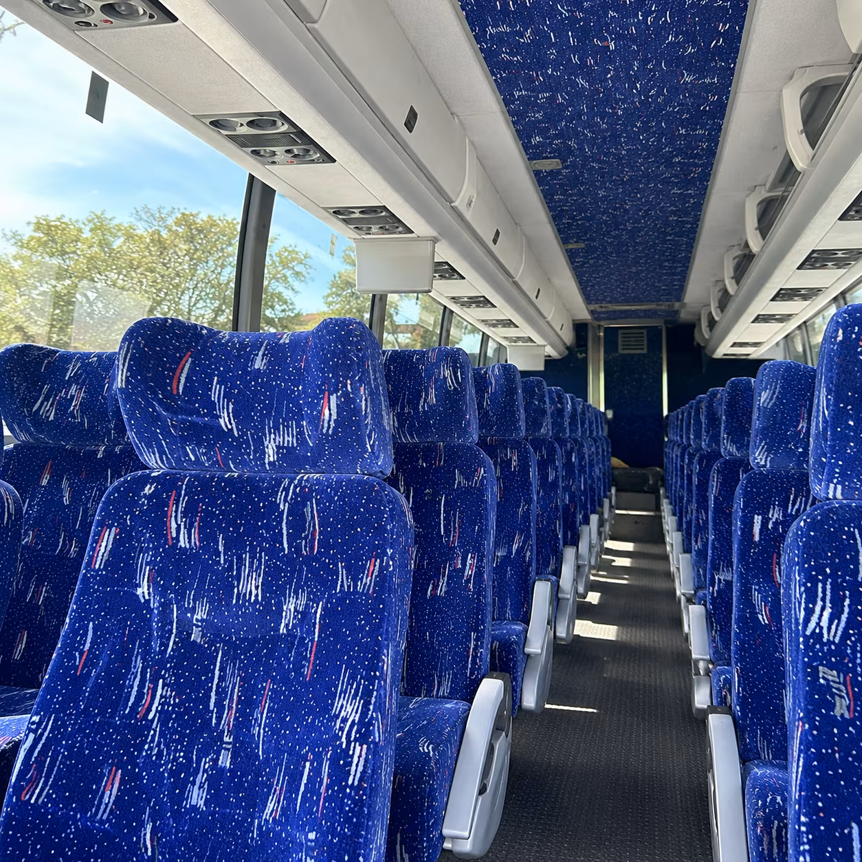 irvington airport transportation onboard seating