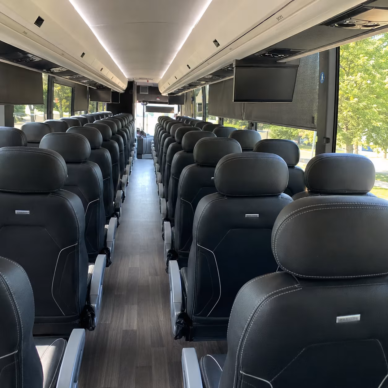 irvington charter bus rentals for newark liberty airport employee transfers