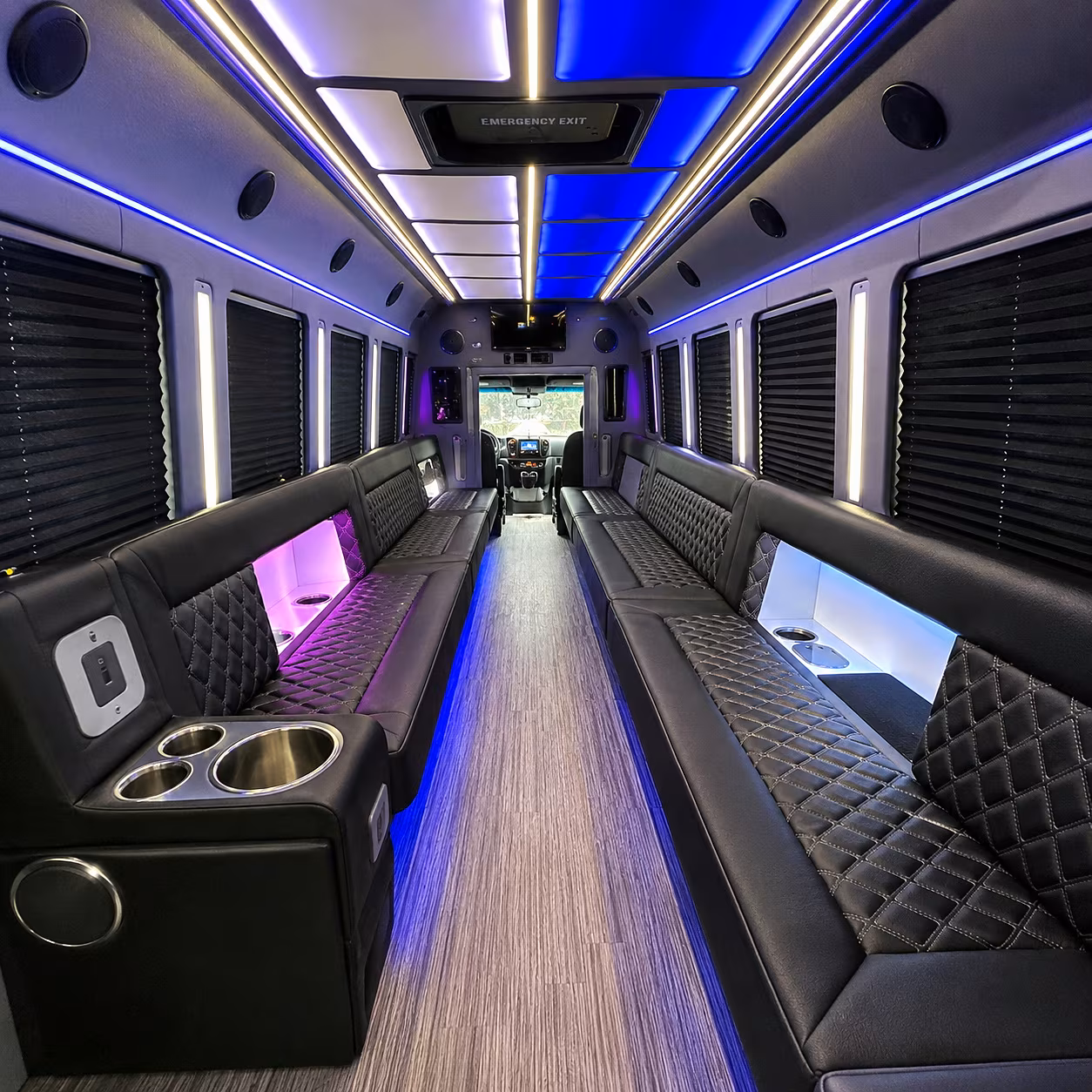 irvington party bus rental interior