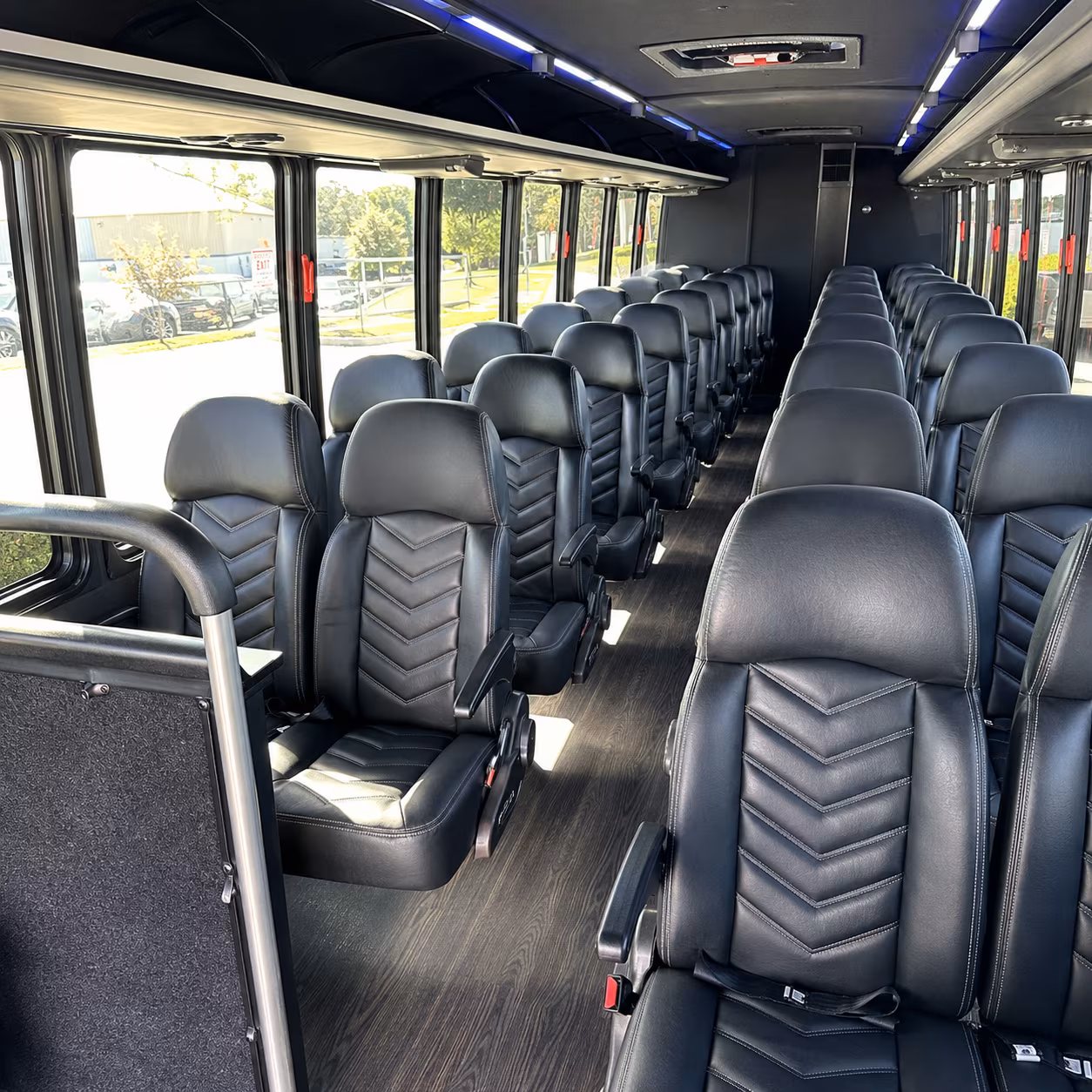 irvington private event transportation onboard seating