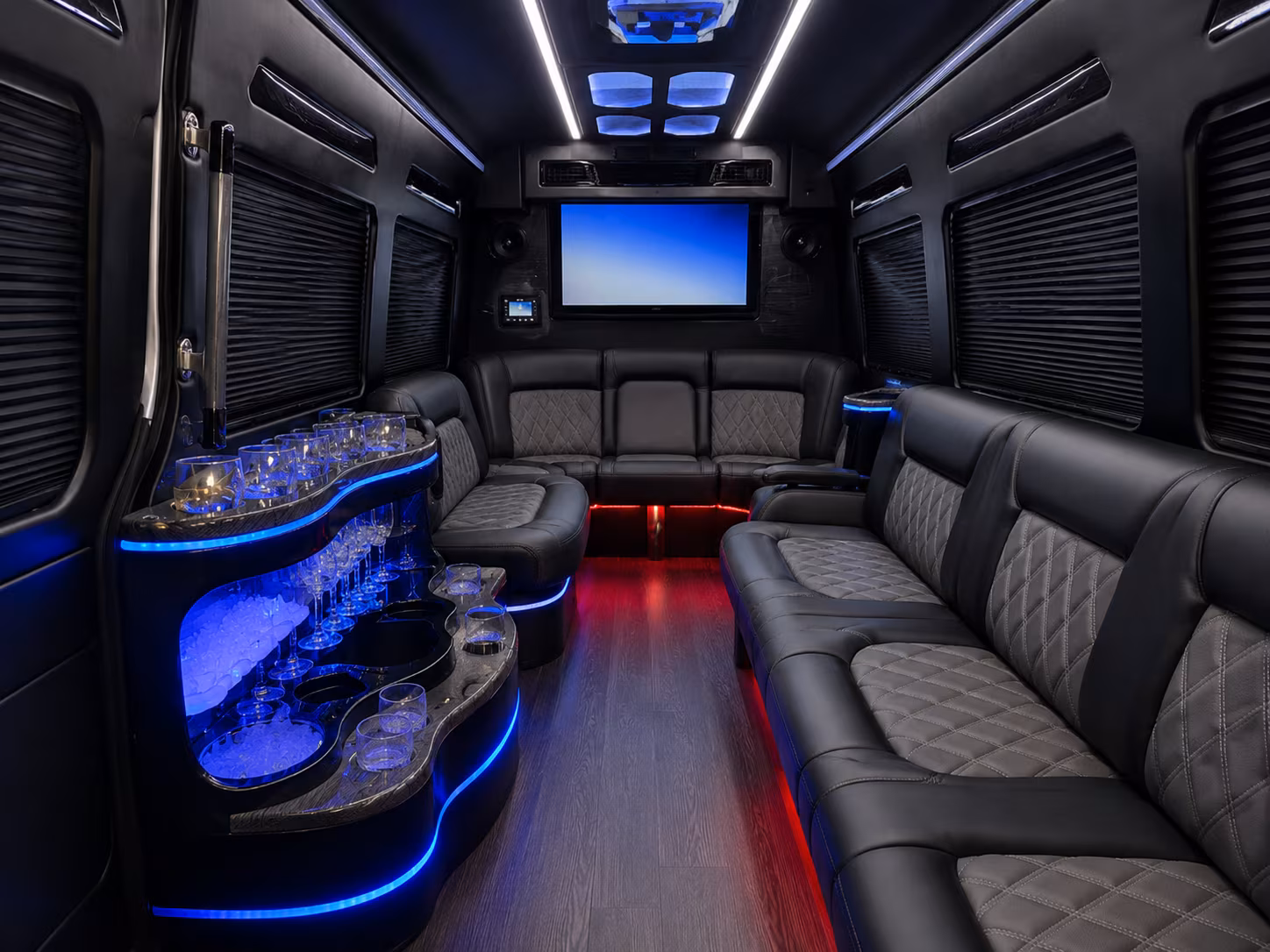 irvington sprinter limousine inside