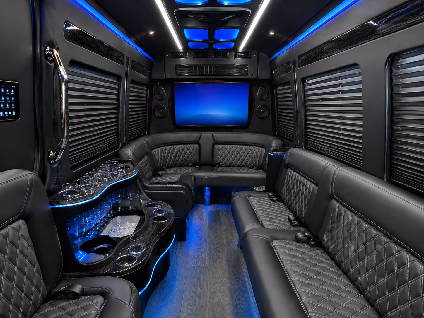 irvington sprinter limousine interior