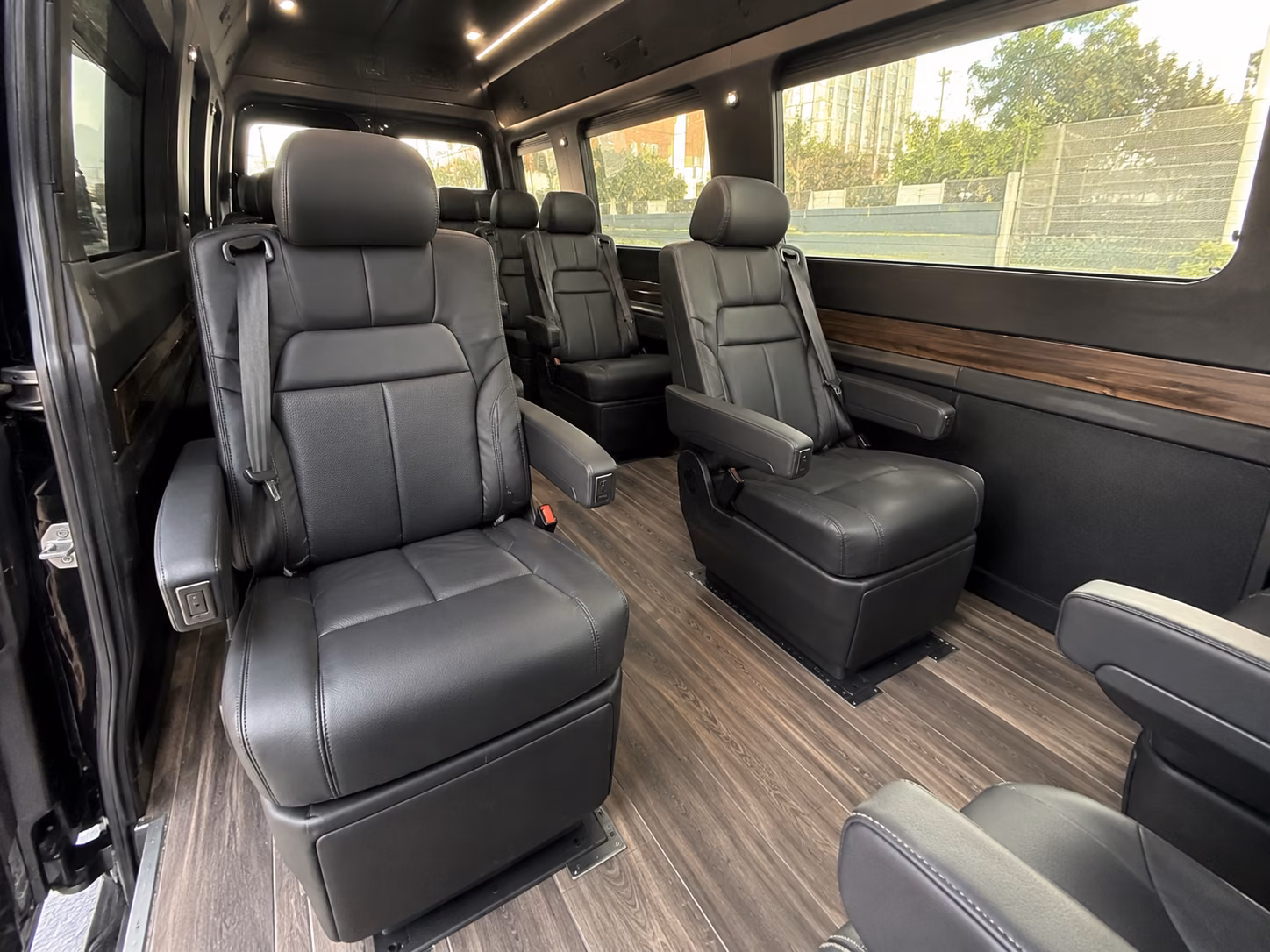 irvington sprinter van with driver interior