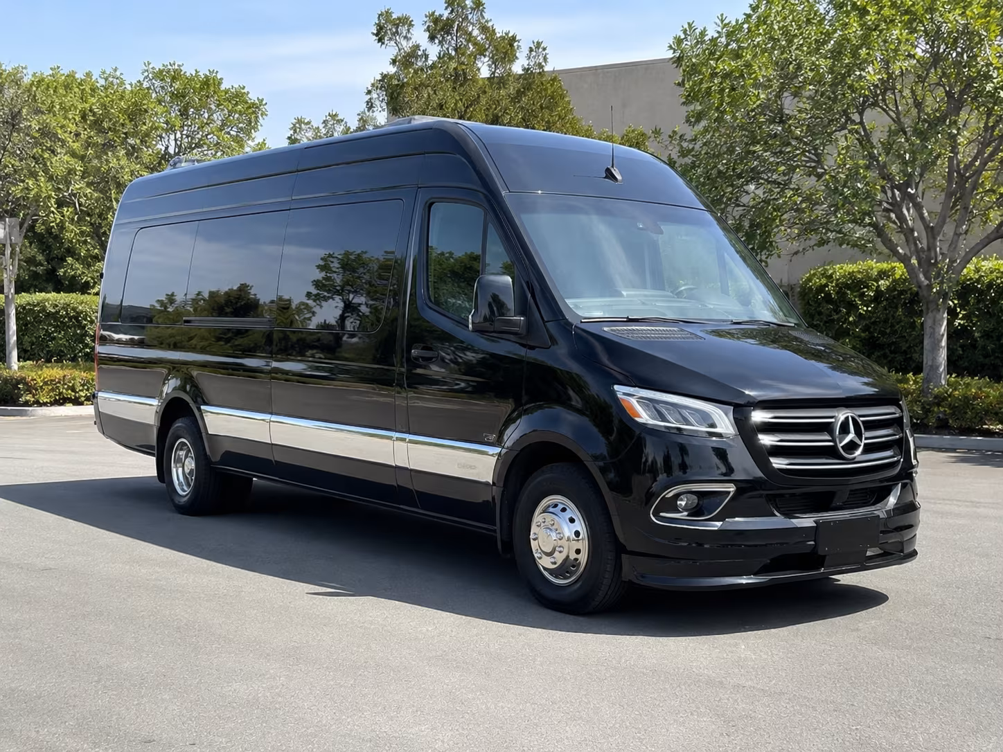 irvington sprinter van with driver