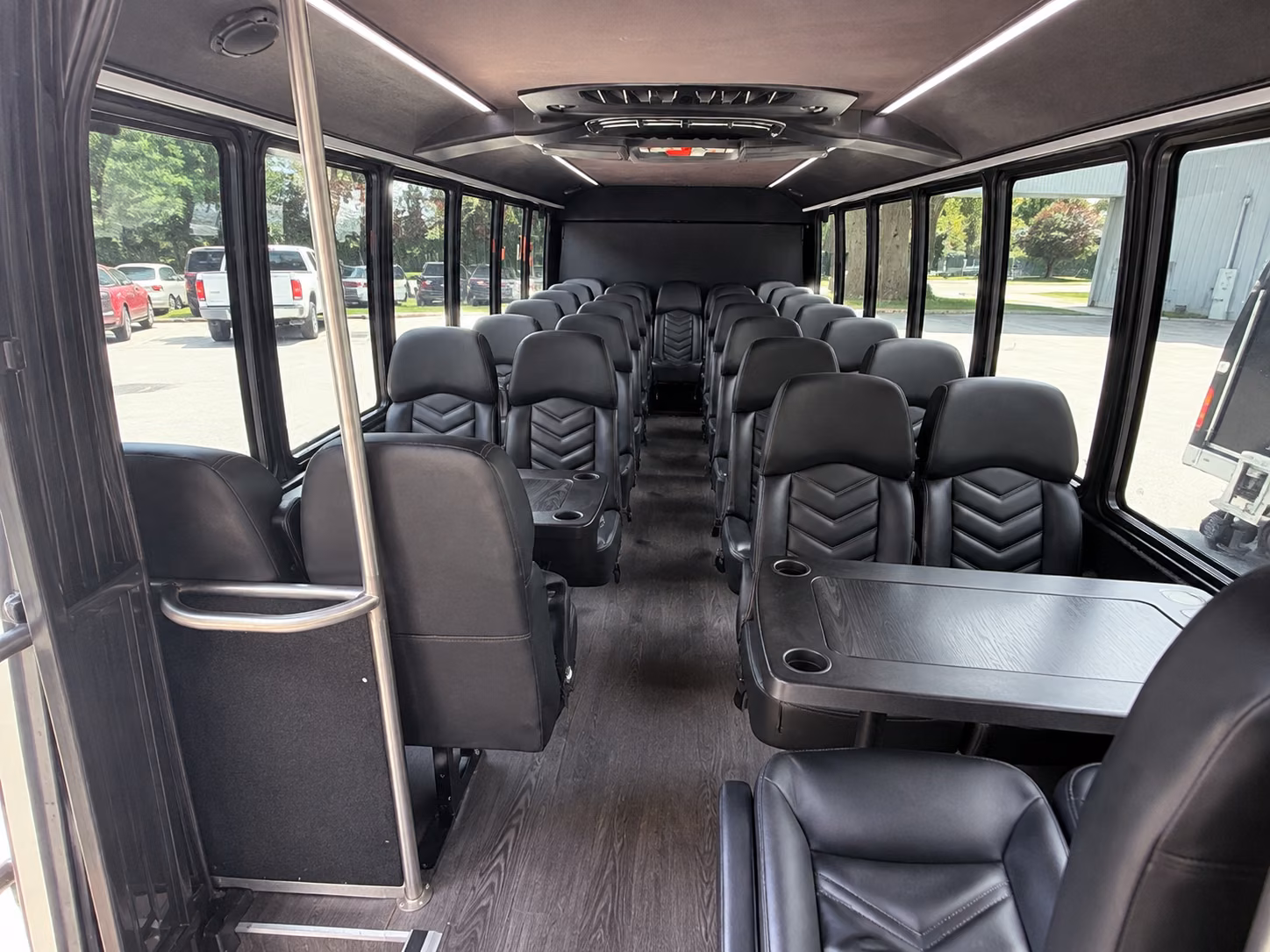 irvington wedding transportation onboard seating