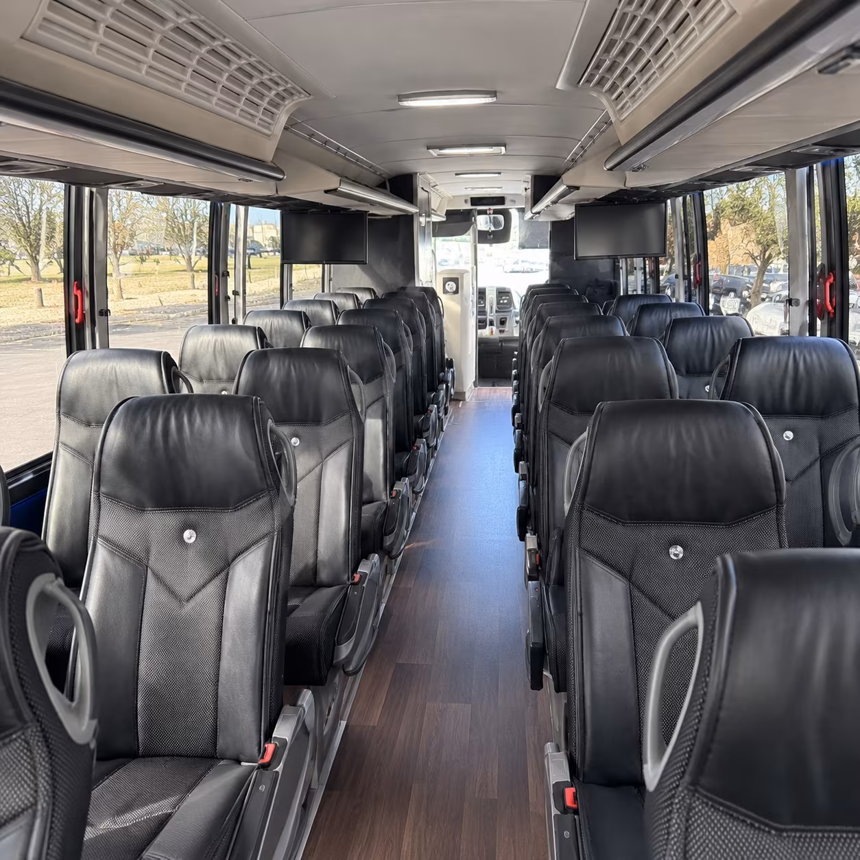 long distance bus rentals from irvington for corporate and conference travel