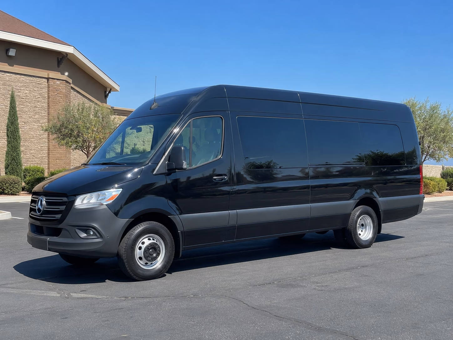 sprinter vans and minibuses for small irvington wedding