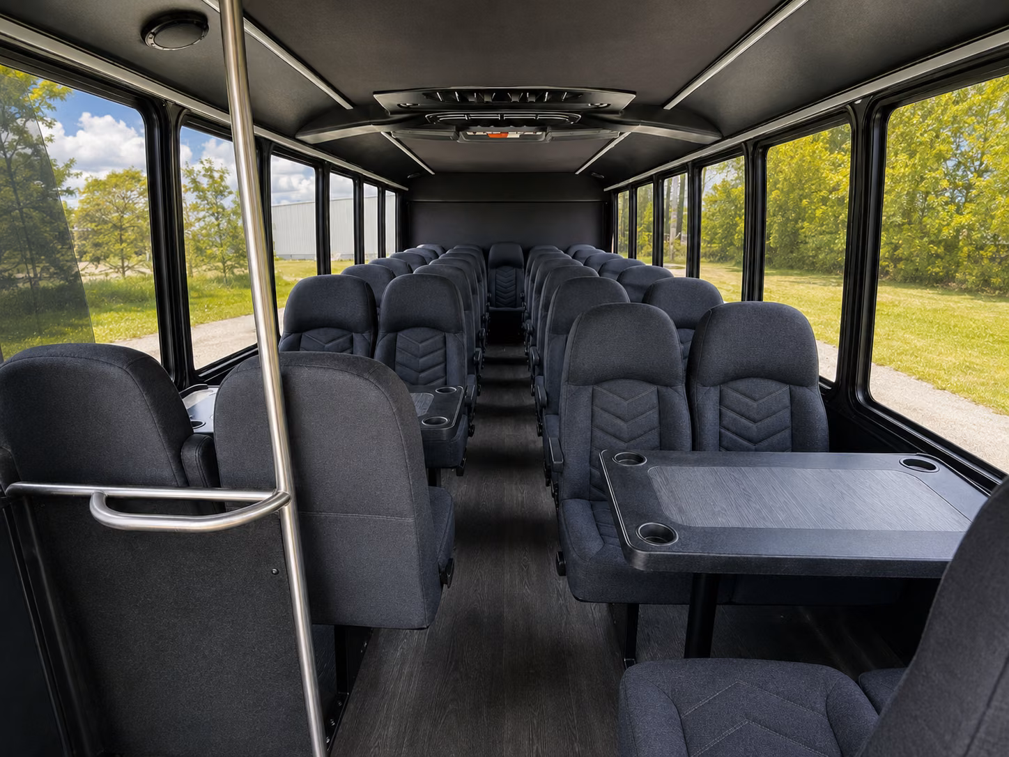 wedding guest shuttle buses between irvington hotels and ceremony venues